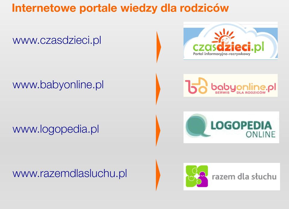 pl www.babyonline.pl www.logopedia.