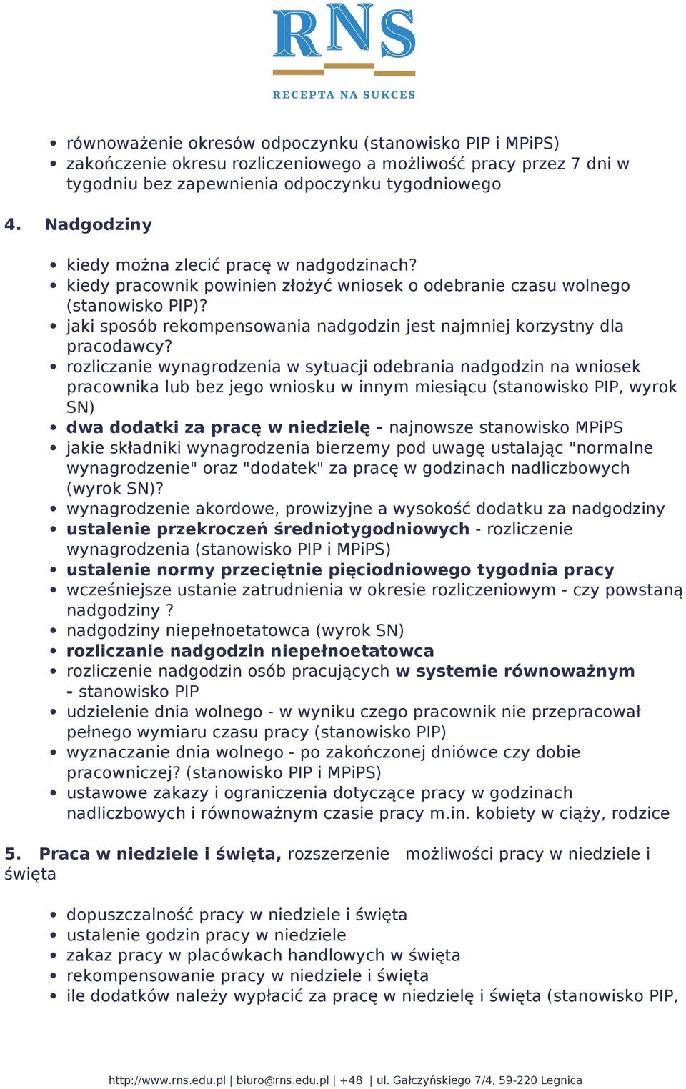 jaki sposób rekompensowania nadgodzin jest najmniej korzystny dla pracodawcy?