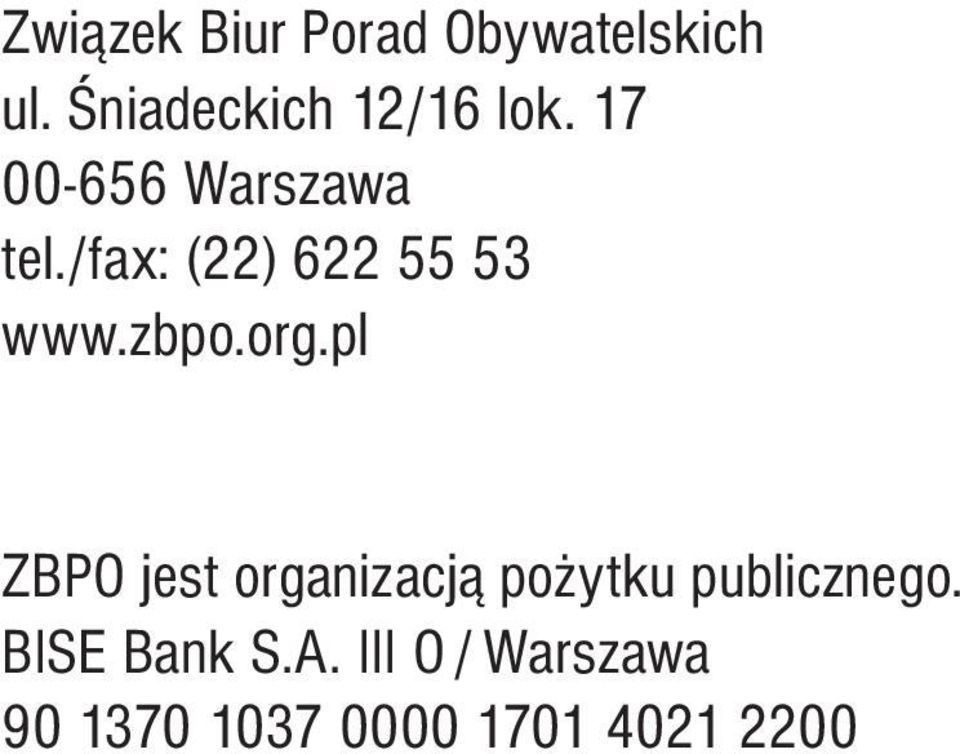 /fax: (22) 622 55 53 www.zbpo.org.