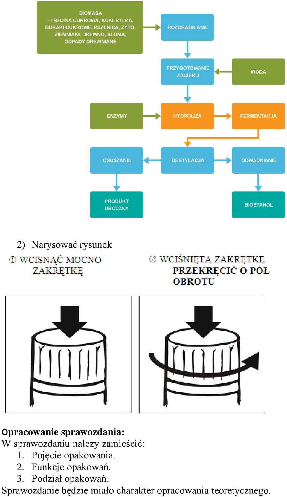 Pojęcie opakowania. 2. Funkcje opakowań. 3.