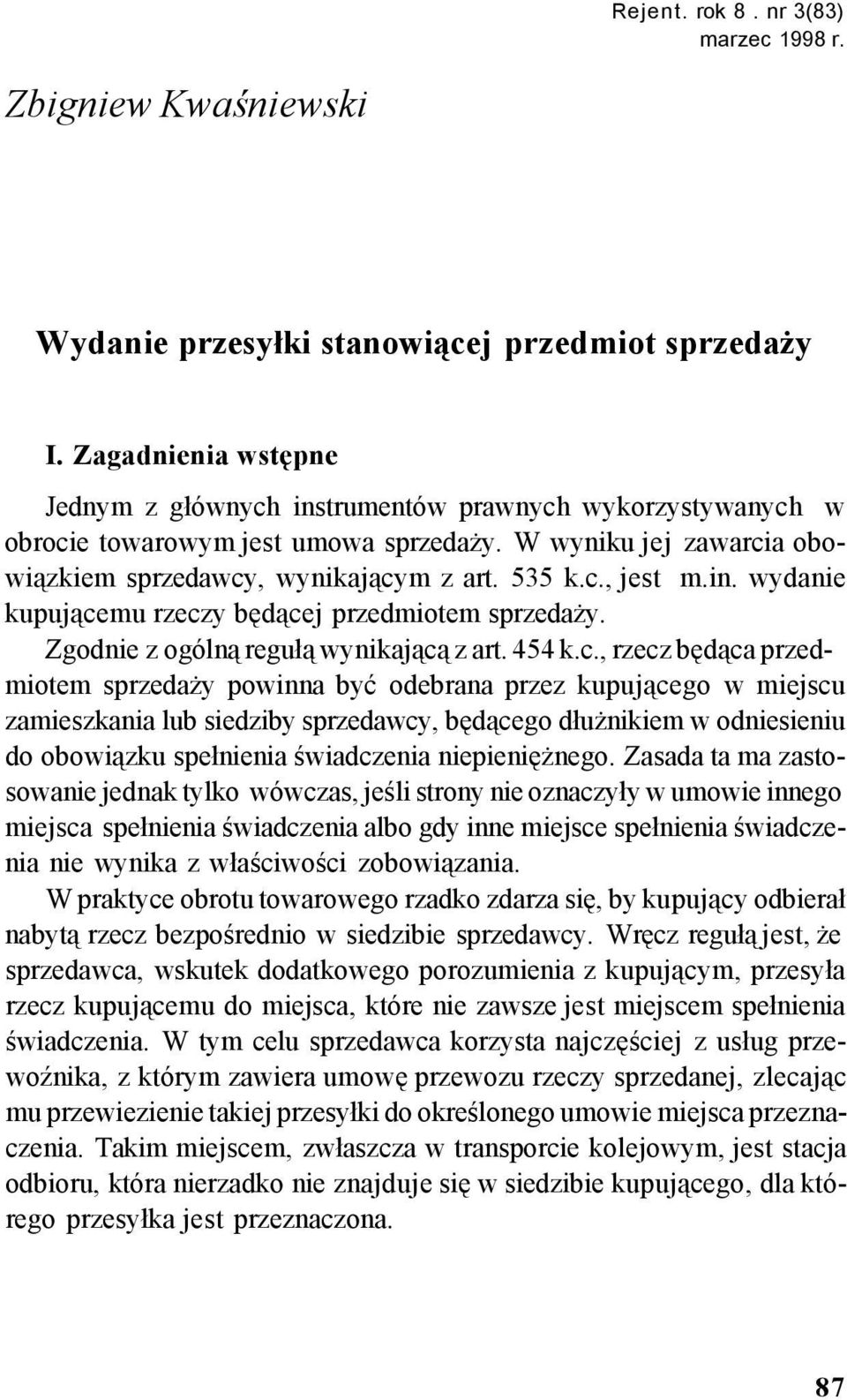 in. wydanie kupujące