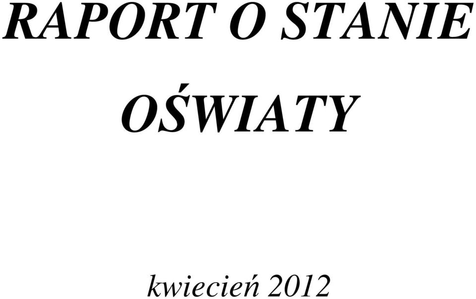 OŚWIATY