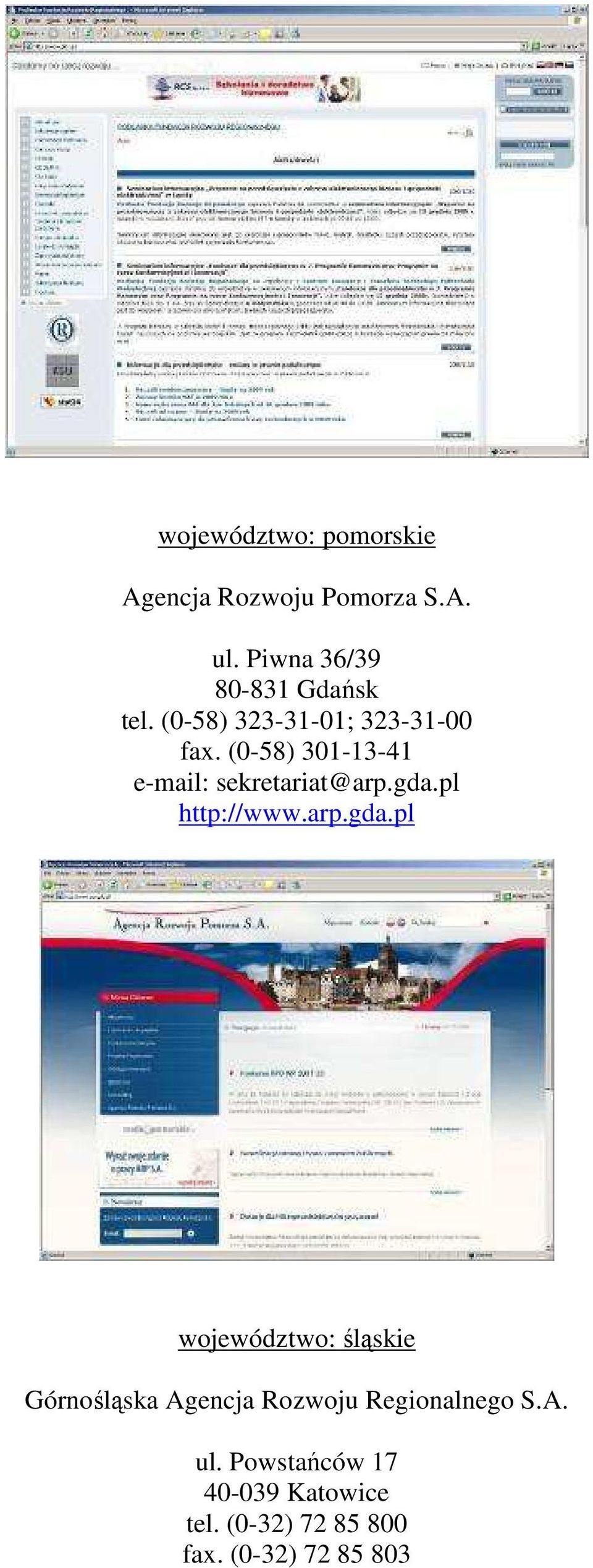 (0-58) 301-13-41 e-mail: sekretariat@arp.gda.