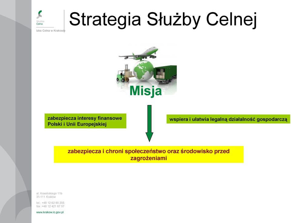 wspiera i ułatwia legalną działalność gospodarczą