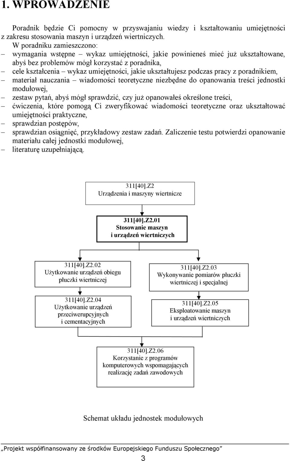 ukształtujesz podczas pracy z poradnikiem, materiał nauczania wiadomości teoretyczne niezbędne do opanowania treści jednostki modułowej, zestaw pytań, abyś mógł sprawdzić, czy już opanowałeś