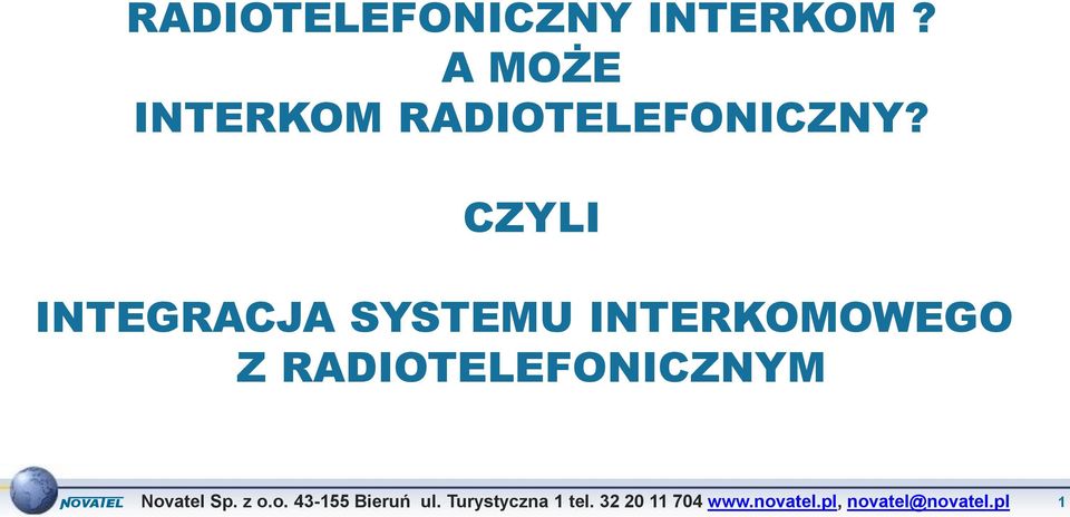 RADIOTELEFONICZNY?