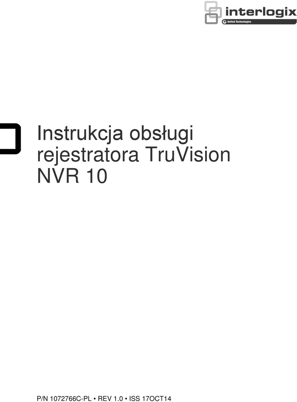 TruVision NVR 10 P/N