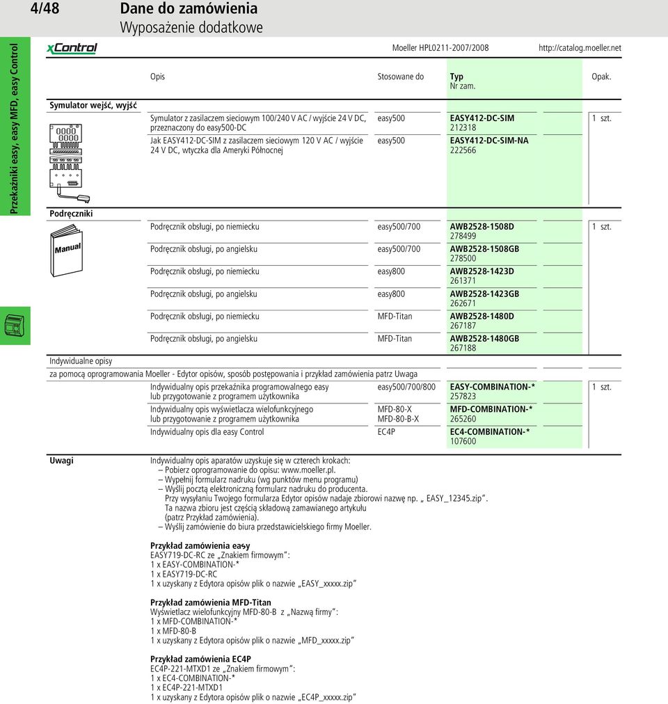 Podręcznik obsługi, po angielsku /700 AWB2528-1508GB 278500 Podręcznik obsługi, po niemiecku AWB2528-142D 26171 Podręcznik obsługi, po angielsku AWB2528-142GB 262671 Podręcznik obsługi, po niemiecku