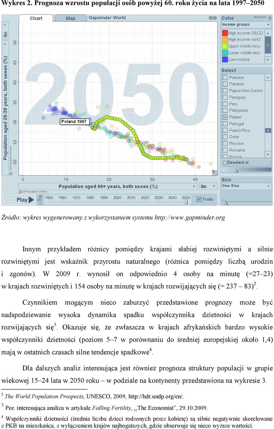 wynosił on odpowiednio 4 osoby na minutę (=27 23) w krajach rozwiniętych i 154 osoby na minutę w krajach rozwijających się (= 237 83) 2.