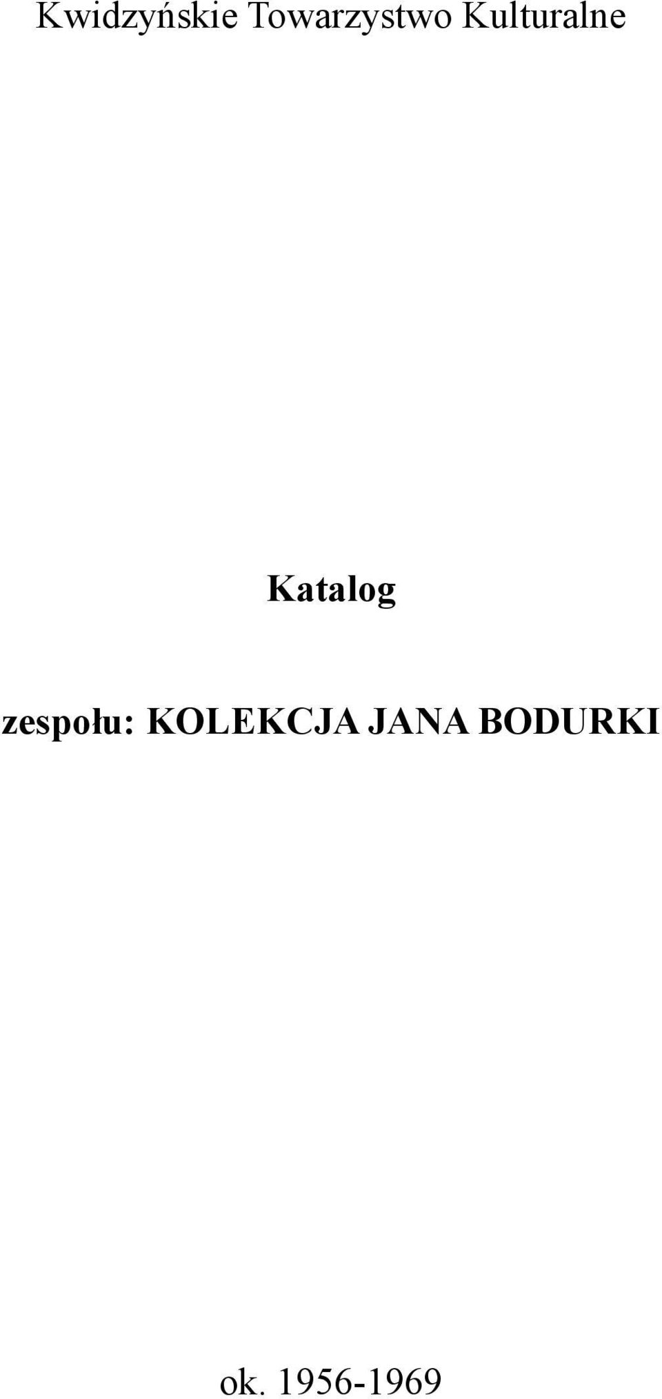 Kulturalne Katalog