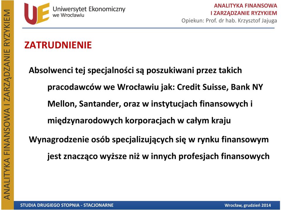 finansowych i międzynarodowych korporacjach w całym kraju Wynagrodzenie osób