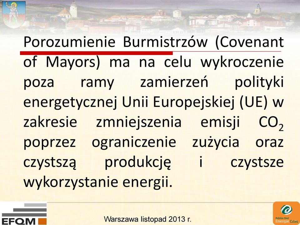 Europejskiej (UE) w zakresie zmniejszenia emisji CO 2 poprzez