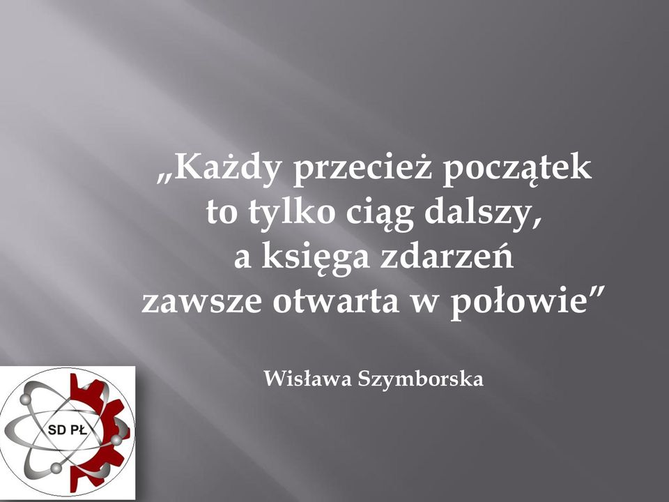 księga zdarzeń zawsze