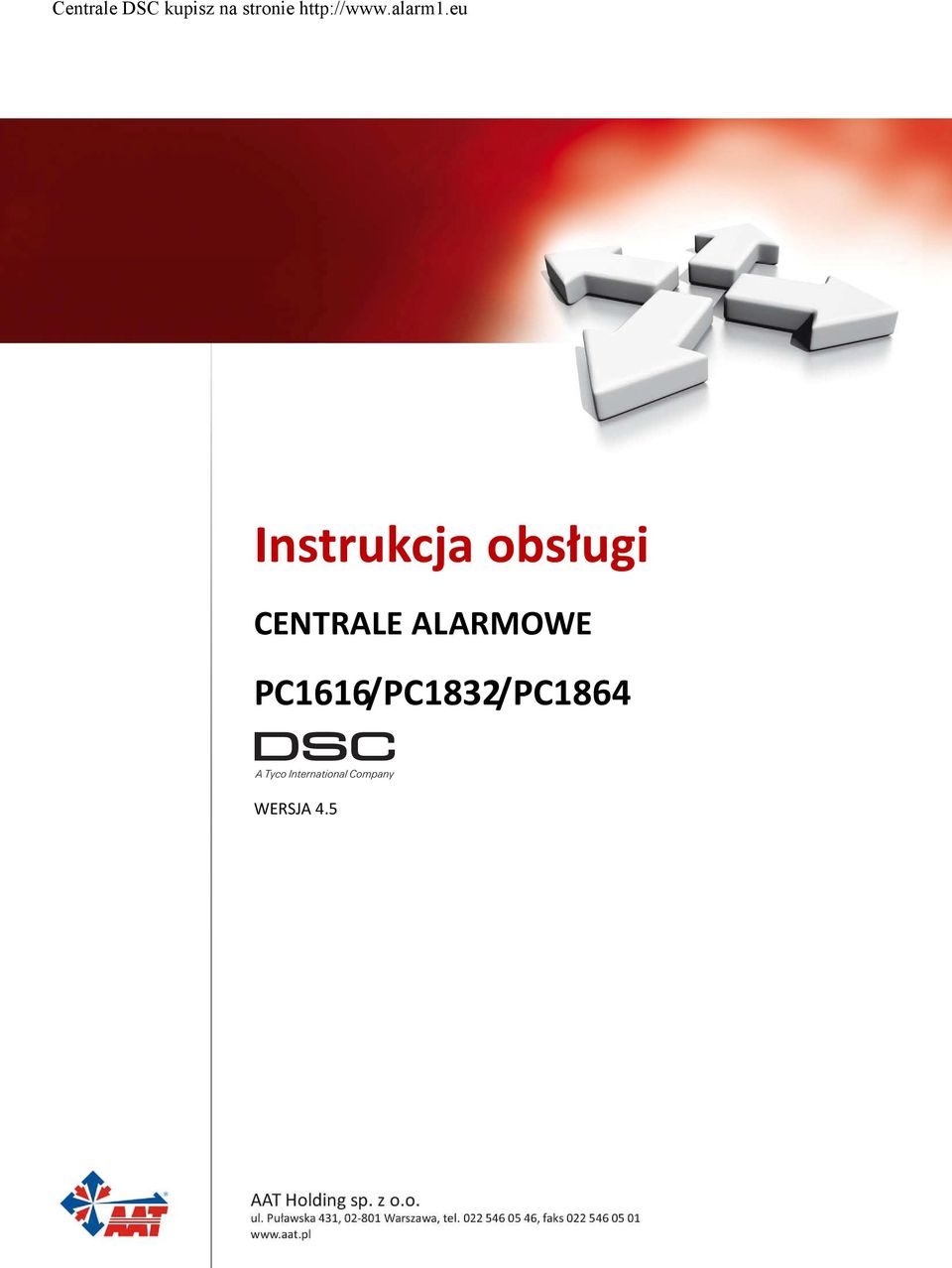 eu Instrukcja obsługi CENTRALE ALARMOWE