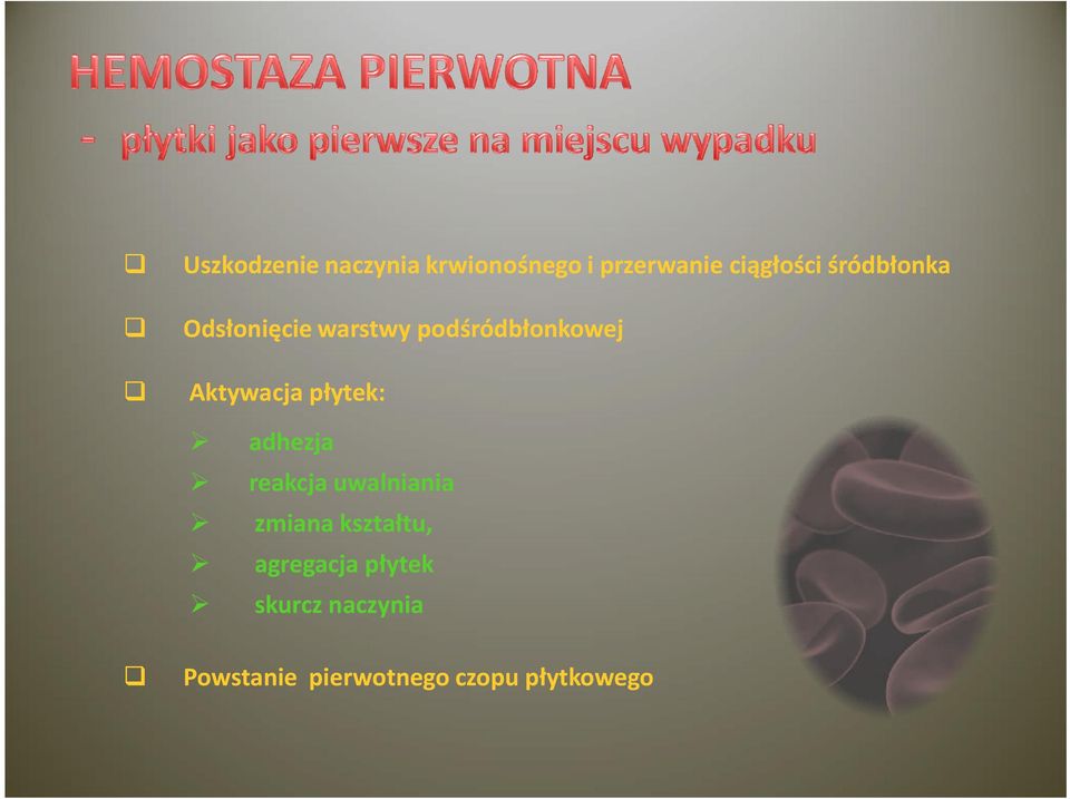 płytek: adhezja reakcja uwalniania zmiana kształtu,