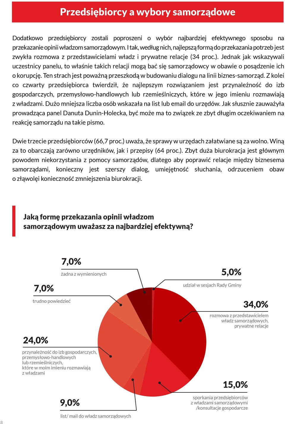 Jednak jak wskazywali uczestnicy panelu, to właśnie takich relacji mogą bać się samorządowcy w obawie o posądzenie ich o korupcję.