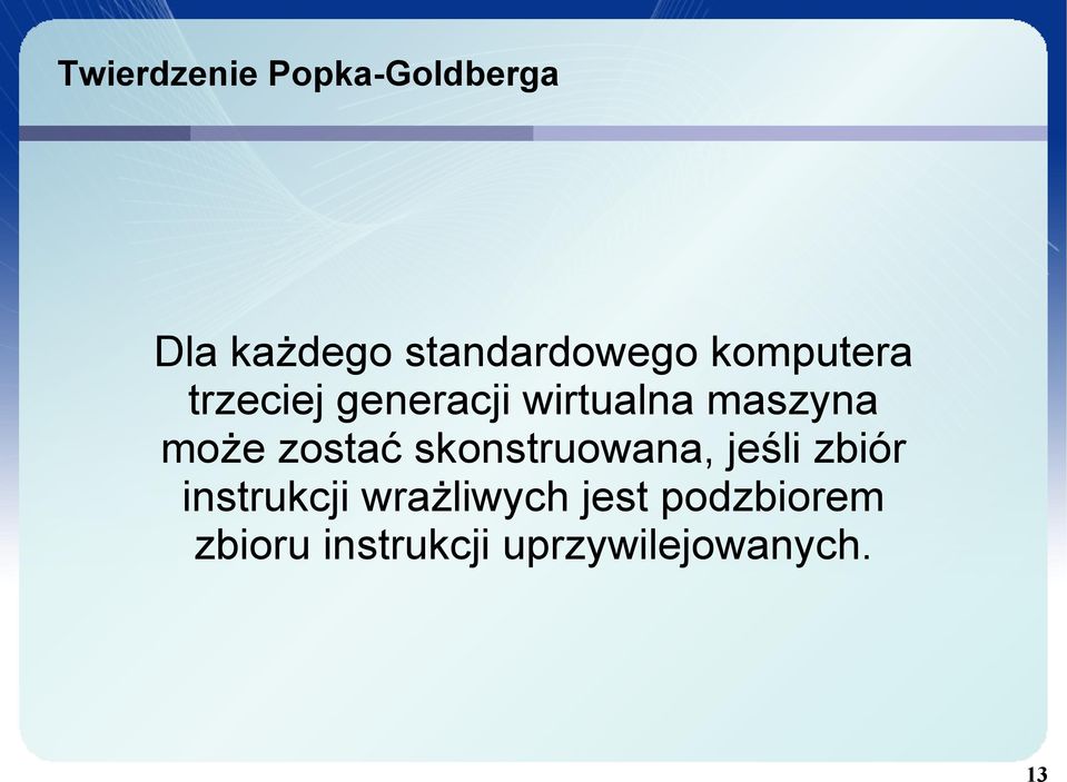 zostać skonstruowana, jeśli zbiór instrukcji