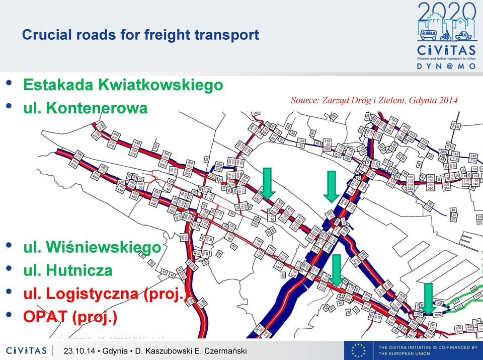 Kontenerowa Source: Zarząd Dróg i Zieleni,