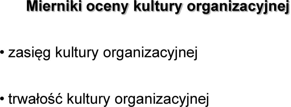 kultury organizacyjnej