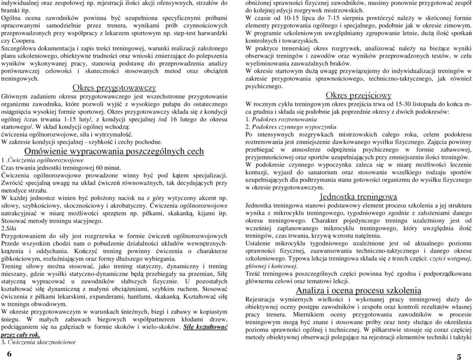 step-test harwardzki czy Coopera.