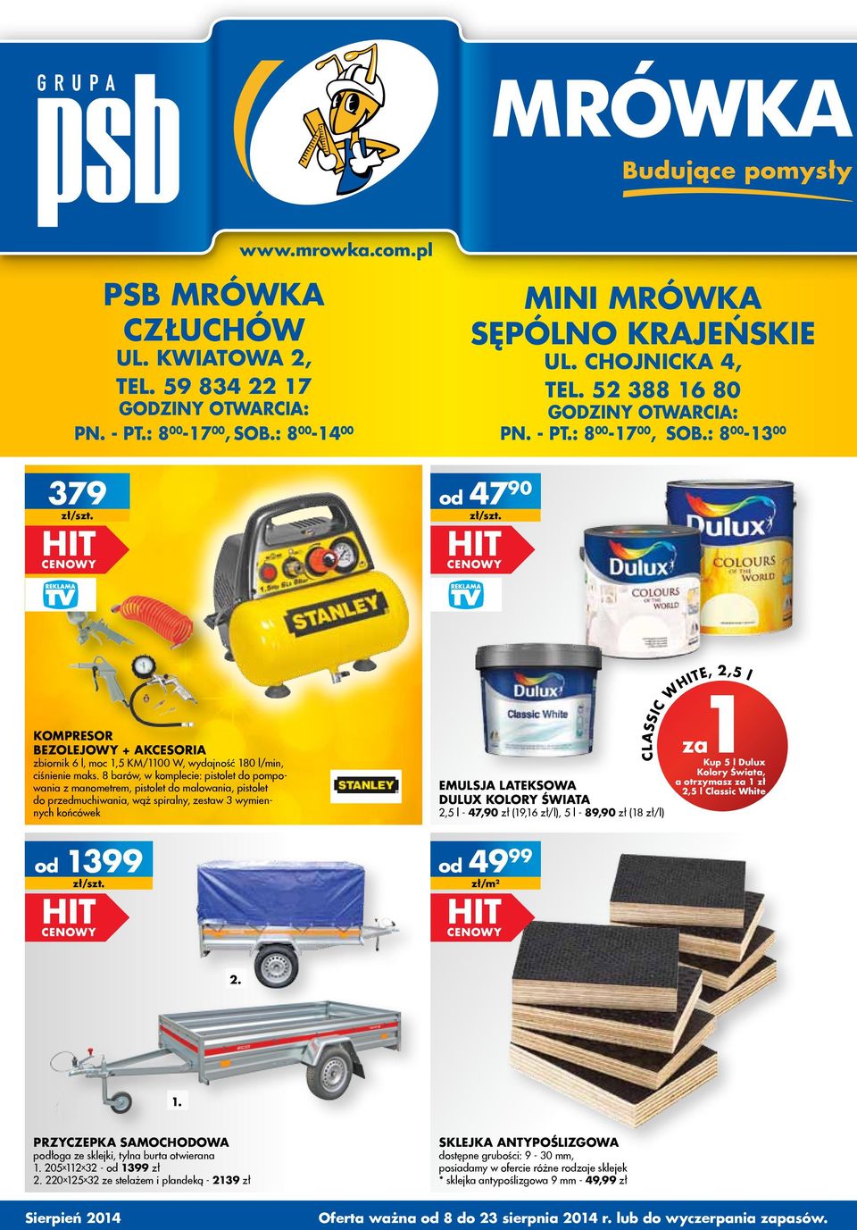 8 barów, w komplecie: pistolet do pompowania z manometrem, pistolet do malowania, pistolet do przedmuchiwania, wąż spiralny, zestaw 3 wymiennych końcówek od 1399 emulsja lateksowa dulux kolory świata