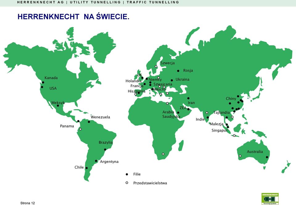 Szwajcaria Włochy Ukraina Meksyk Panama Wenezuela Iran ZEA Arabia