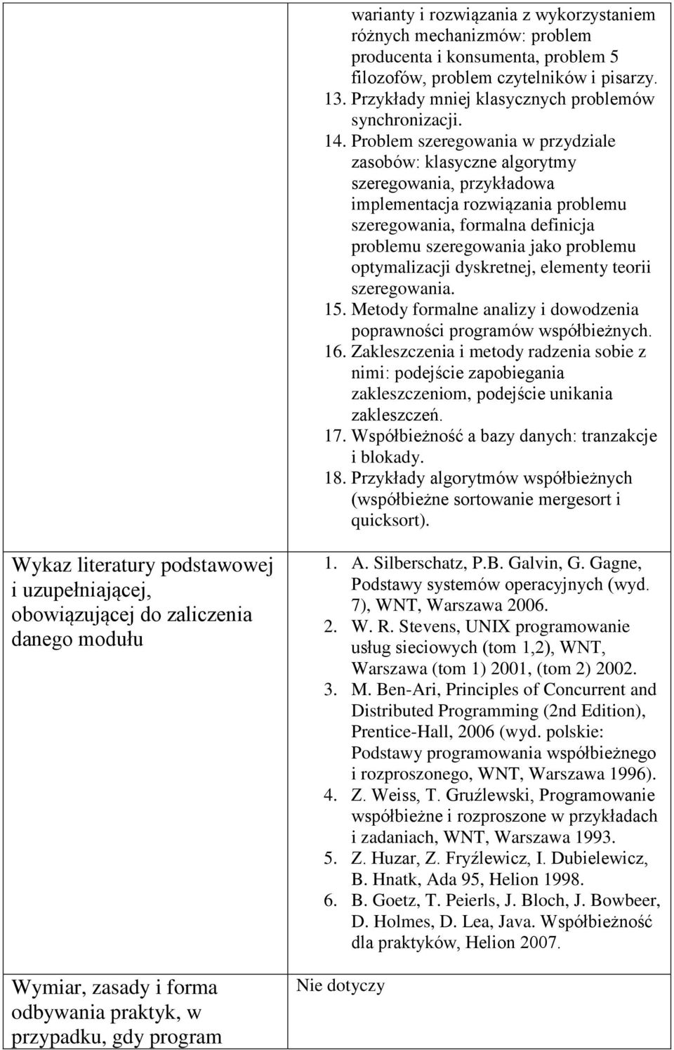 Problem szeregowania w przydziale zasobów: klasyczne algorytmy szeregowania, przykładowa implementacja rozwiązania problemu szeregowania, formalna definicja problemu szeregowania jako problemu