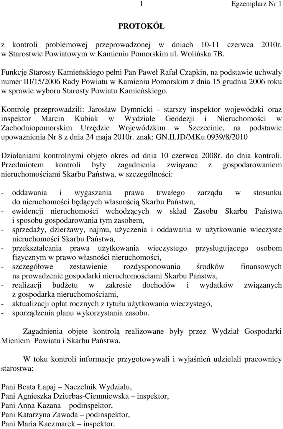 Kamieńskiego.
