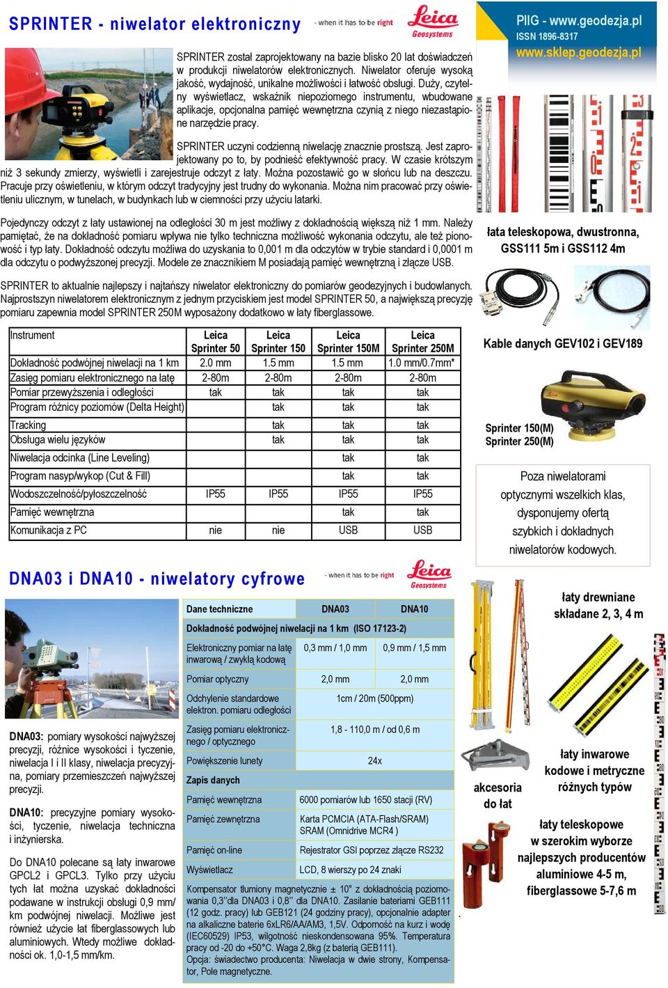 DuŜy, czytelny wyświetlacz, wskaźnik niepoziomego instrumentu, wbudowane aplikacje, opcjonalna pamięć wewnętrzna czynią z niego niezastąpione narzędzie pracy.