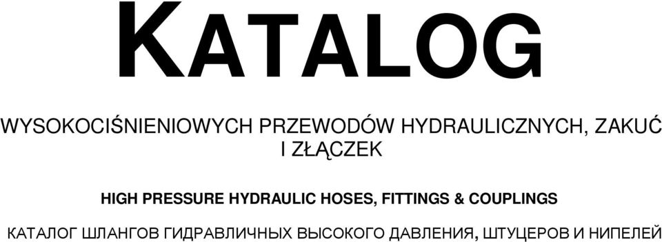 ГИДРАВЛИЧНЫХ ВЫСОКОГО ДАВЛЕНИЯ, ШТУЦЕРОВ И НИПЕЛЕЙ ul.