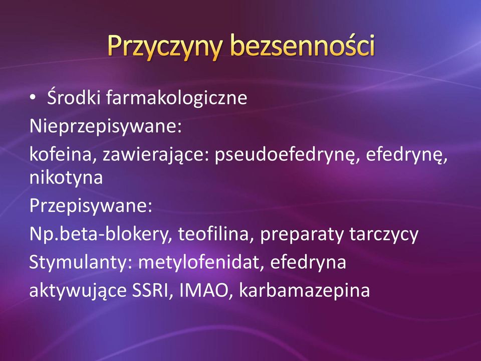 Przepisywane: Np.