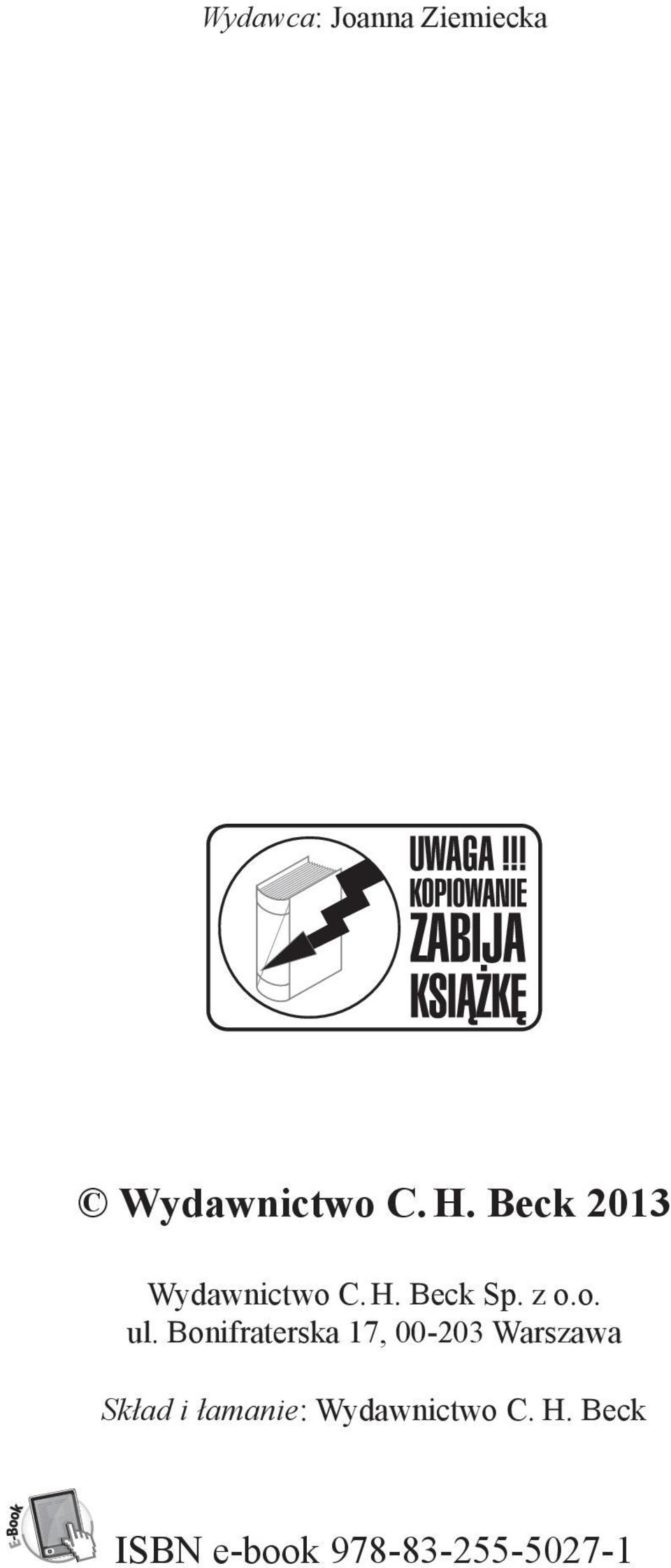 Bonifraterska 17, 00-203 Warszawa Skład i