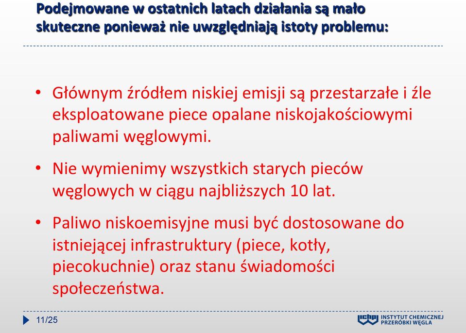 Nie wymienimy wszystkich starych pieców węglowych w ciągu najbliższych 10 lat.