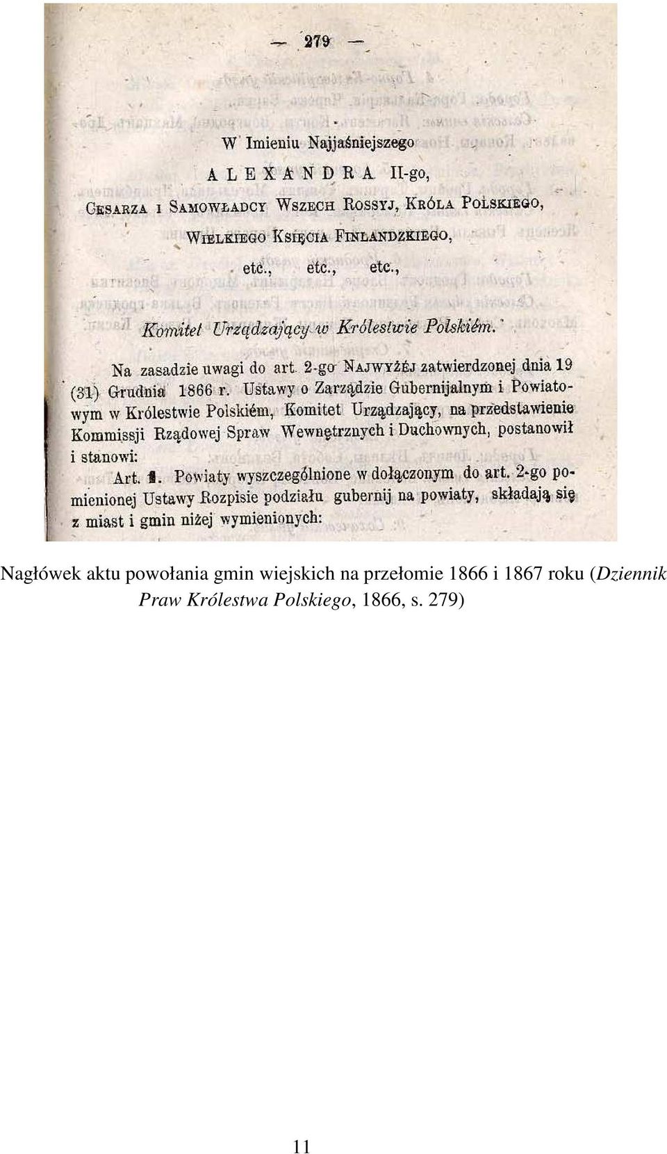 1867 roku (Dziennik Praw