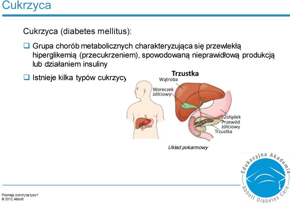 hiperglikemią (przecukrzeniem), spowodowaną nieprawidłową