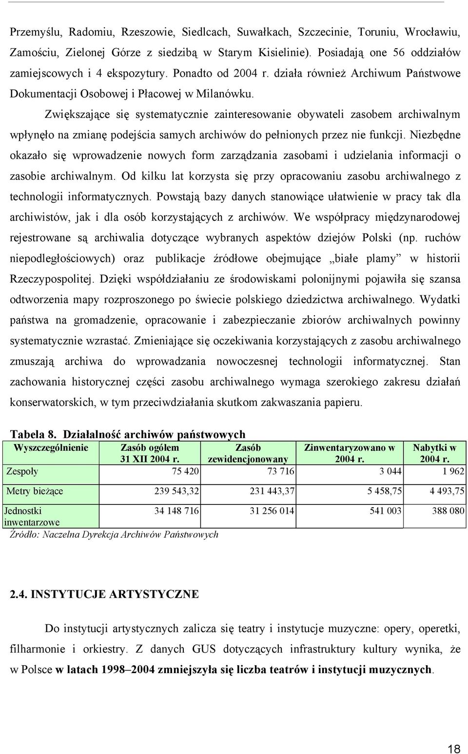 Zwiększające się systematycznie zainteresowanie obywateli zasobem archiwalnym wpłynęło na zmianę podejścia samych archiwów do pełnionych przez nie funkcji.