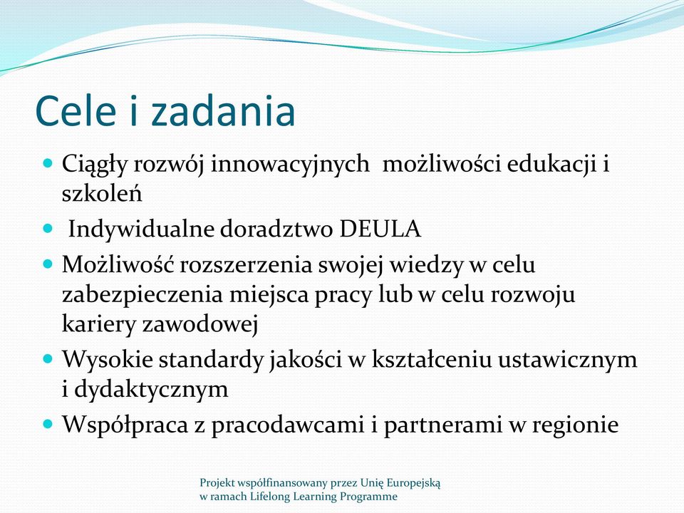 zabezpieczenia miejsca pracy lub w celu rozwoju kariery zawodowej Wysokie