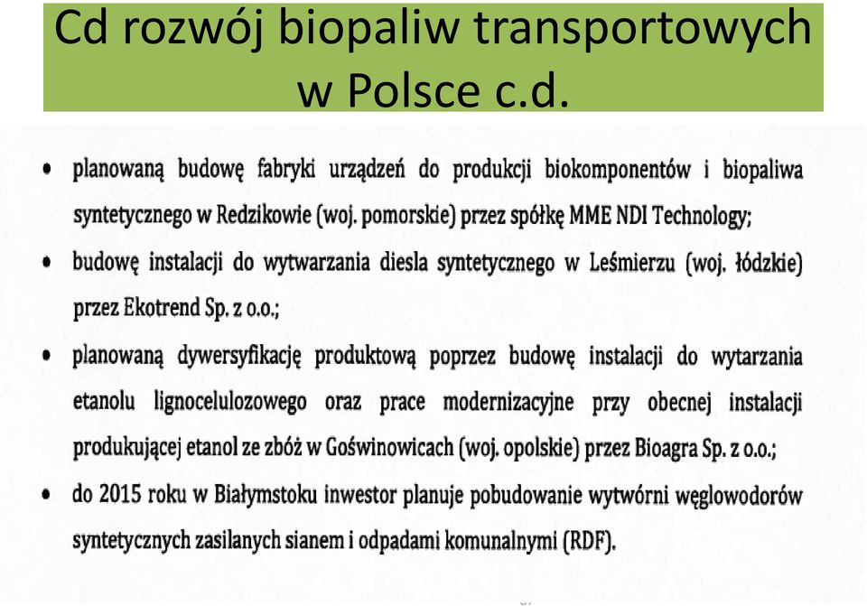 Polsce c.d.