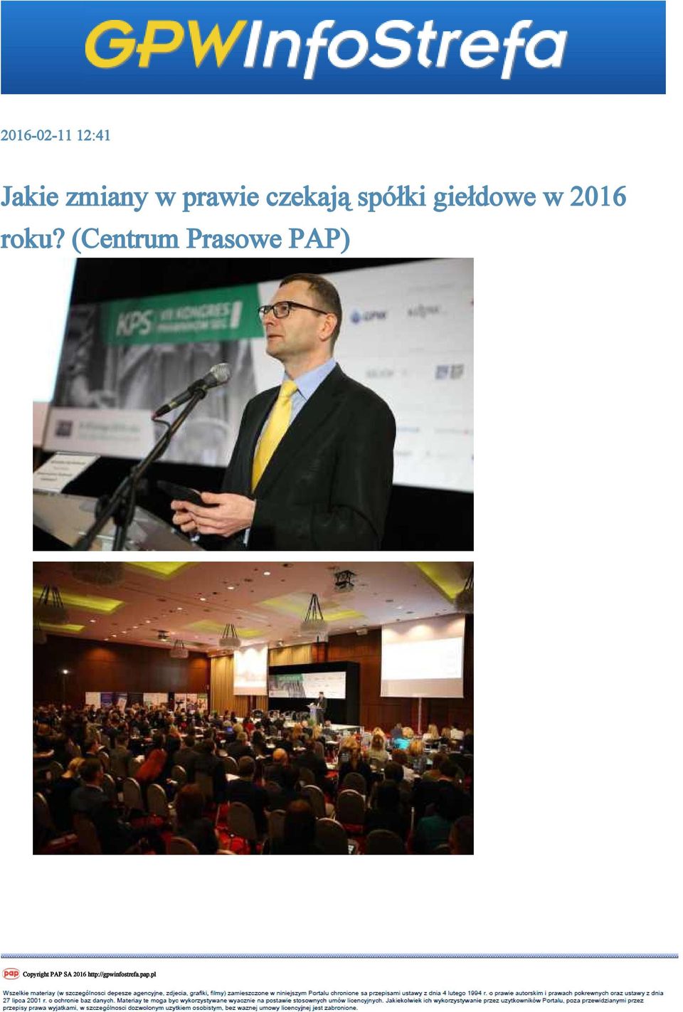 spółki giełdowe w 2016