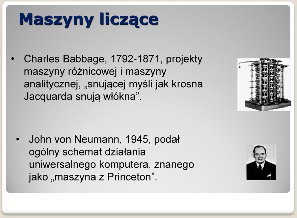 Jacquarda snują włókna.