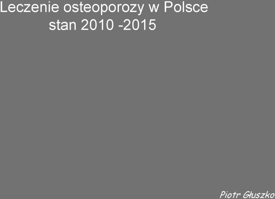 Polsce stan