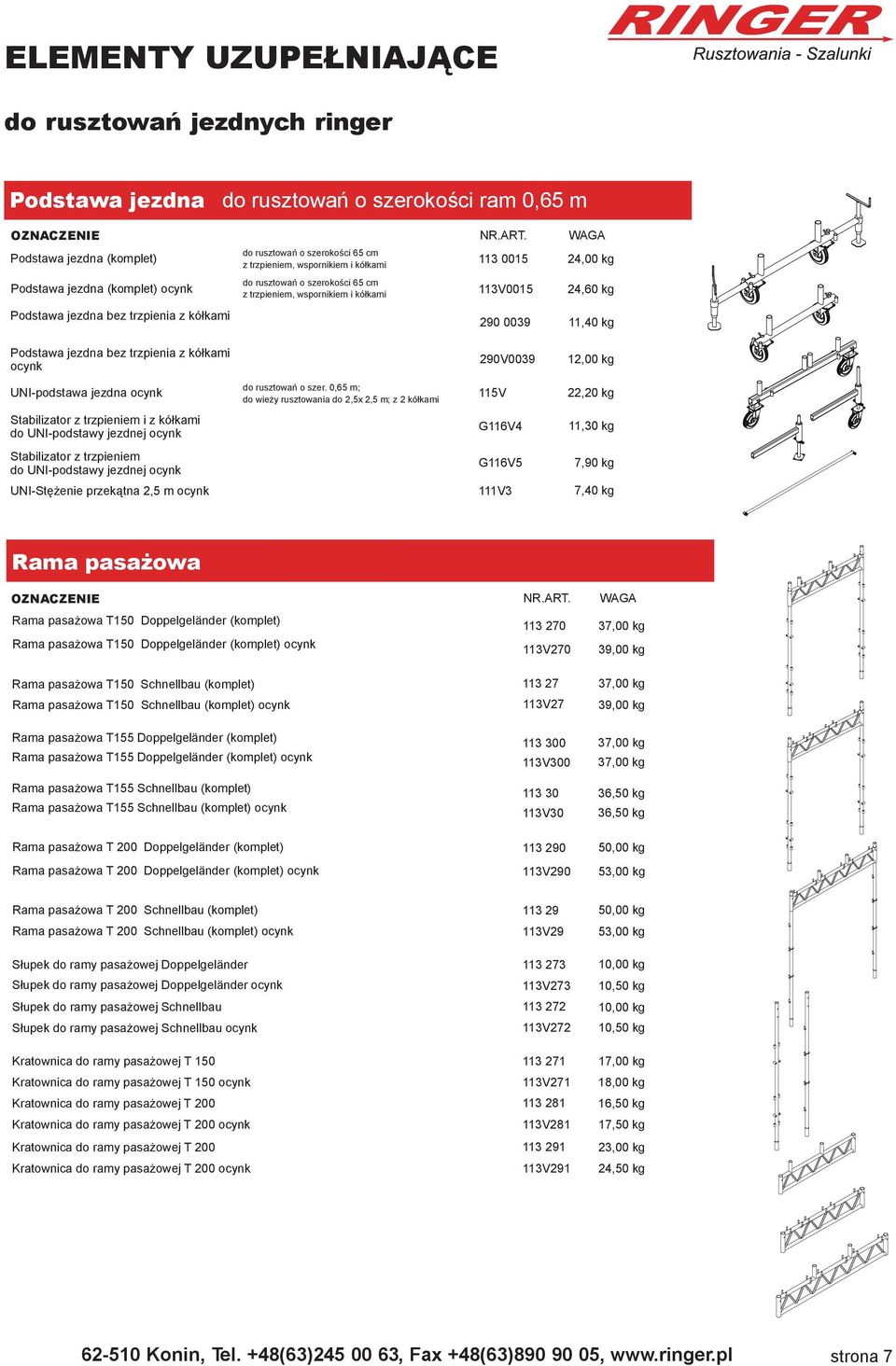 Podstawa jezdna bez trzpienia z kółkami ocynk 290V0039 12,00 kg UNI-podstawa jezdna ocynk Stabilizator z trzpieniem i z kółkami do UNI-podstawy jezdnej ocynk do rusztowań o szer.