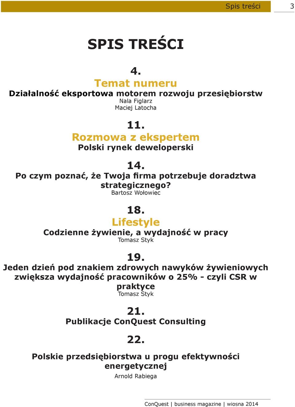 Lifestyle Codzienne żywienie, a wydajność w pracy Tomasz Styk 19.