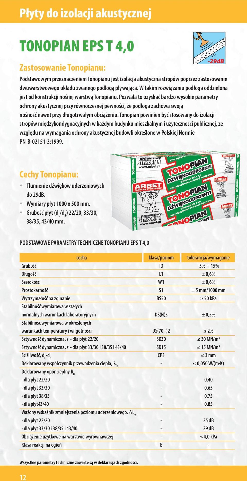 Pozwala to uzyskać bardzo wysokie parametry ochrony akustycznej przy równoczesnej pewności, że podłoga zachowa swoją nośność nawet przy długotrwałym obciążeniu.