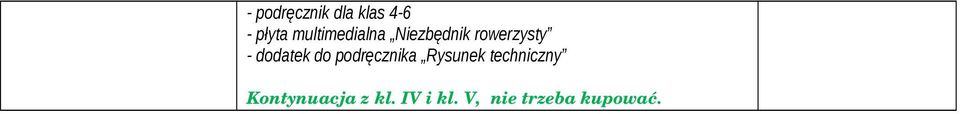 podręcznika Rysunek techniczny