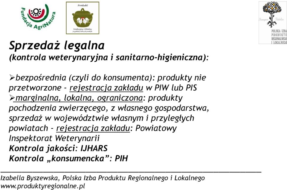 pochodzenia zwierzęcego, z własnego gospodarstwa, sprzedaż w województwie własnym i przyległych powiatach