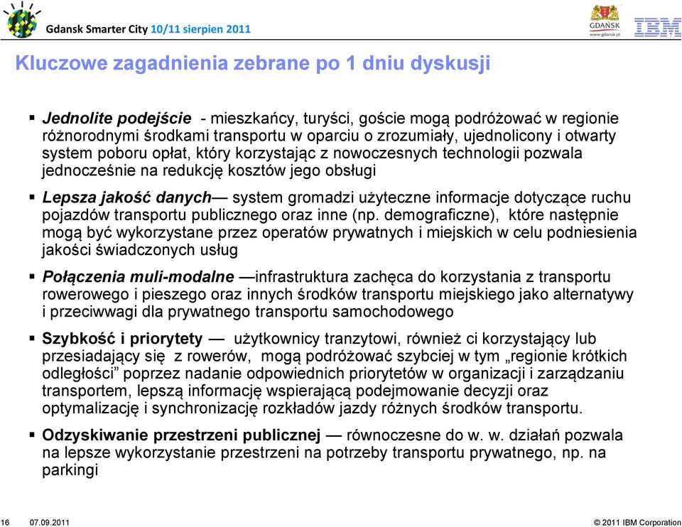 ruchu pojazdów transportu publicznego oraz inne (np.