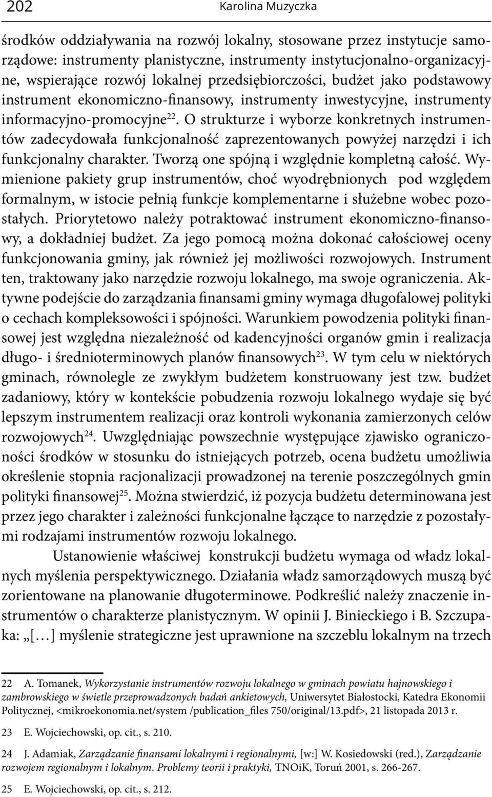 O strukturze i wyborze konkretnych instrumentów zadecydowała funkcjonalność zaprezentowanych powyżej narzędzi i ich funkcjonalny charakter. Tworzą one spójną i względnie kompletną całość.