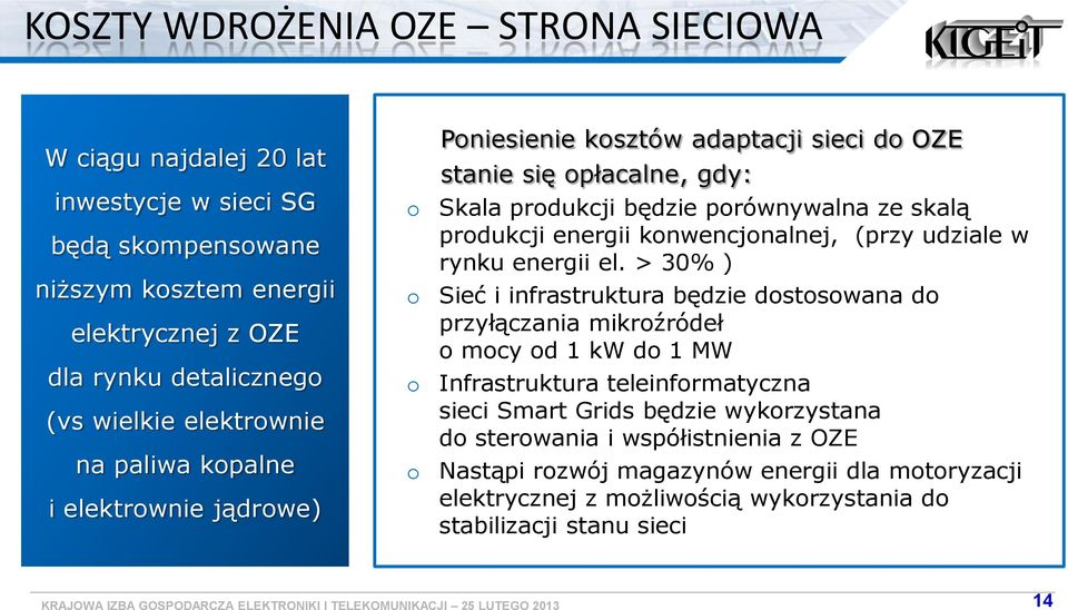 knwencjnalnej, (przy udziale w rynku energii el.