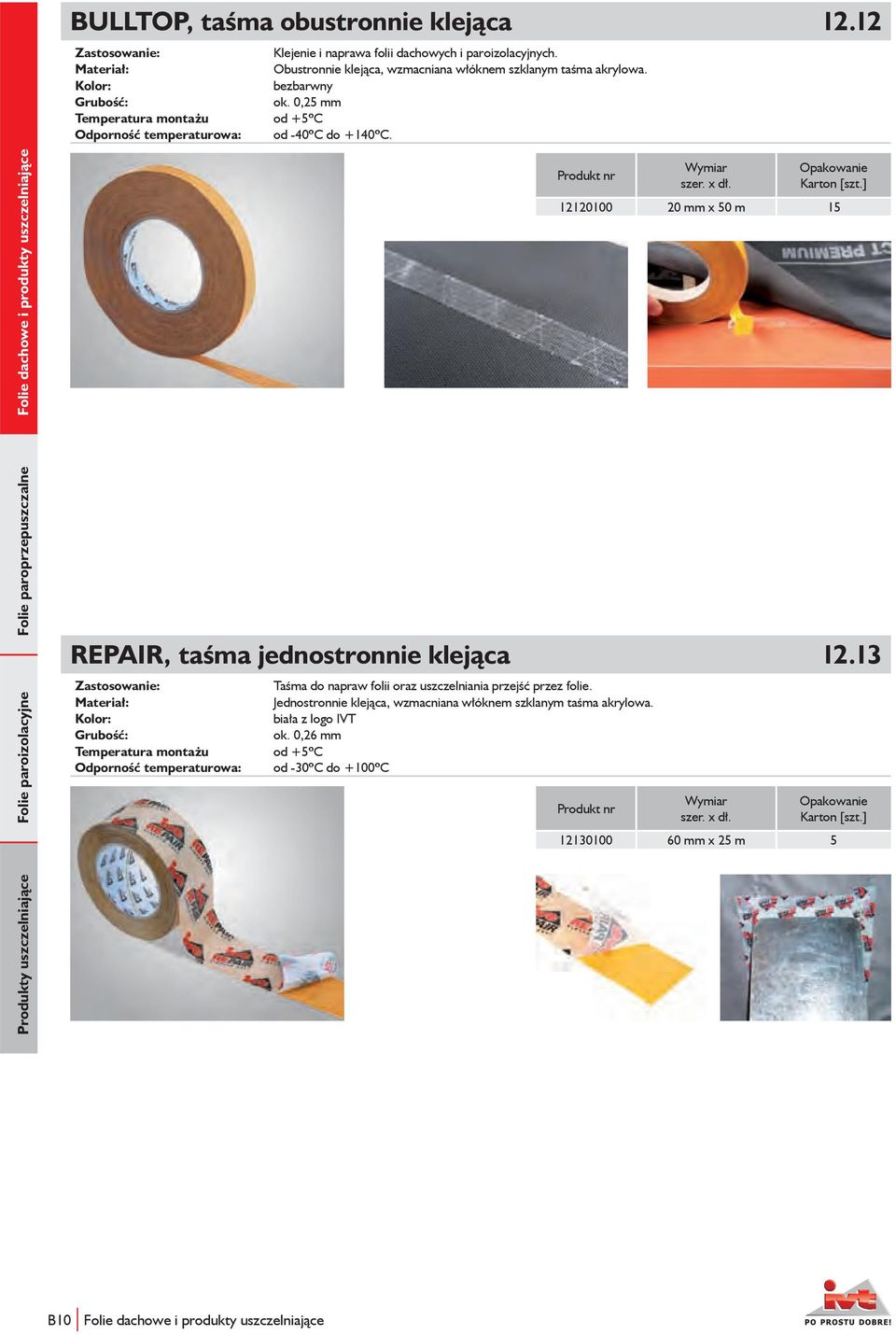 ] 12120100 20 mm x 15 REPAIR, taśma jednostronnie klejąca 12.